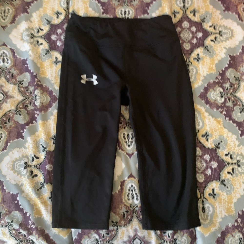 Girls under armour capri tights